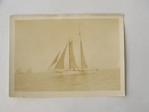 William Fife 1912 Schooner Photo Elsie E Watson? - Picture 1 of 2