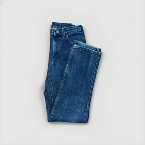 90s Vintage Lee Jeans Blue Wash Womens Size 6 Riders Straight Leg Boyfriend - Picture 1 of 7