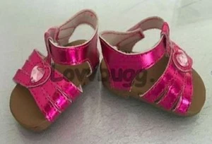 Sandali rosa diamante per scarpe bambola ragazza americana 18" SPEDIZIONE AGGIUNTIVA! LovvU! - Foto 1 di 23