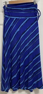 Alpine Design Blue Stripe Yoga Skirt - Picture 1 of 3