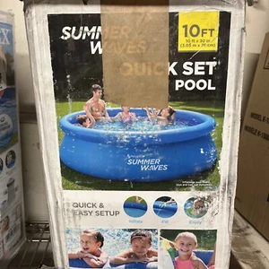 Summer Waves Quick Set Inflatable Pool With Filter Pump 10 ft X 30 - Picture 1 of 7