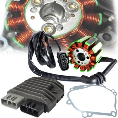 Estator de bobina magnética OE + regulador de voltaje rectificador + conjunto de juntas 04-08 R1 FZ1 FZ8 Foto 1 de 4