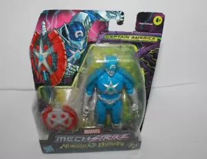 Marvel Mech Strike Monster Hunters Captain America Figure 2022 6" Hasbro New - Picture 1 of 9