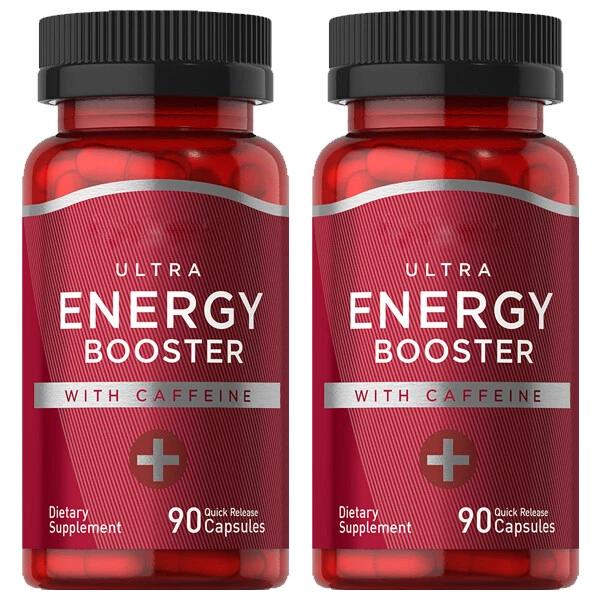 Ultra Energy Booster 2x90 Caps Ginseng/guarana/gotu/bee Pollen Piping Rock