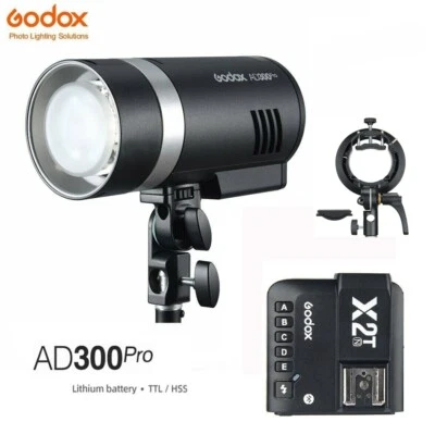 AU Godox AD300Pro 2.4G TTL 300Ws Outdoor Flash +X2T-N Trigger for Nikon Cameras - Image 1 of 4