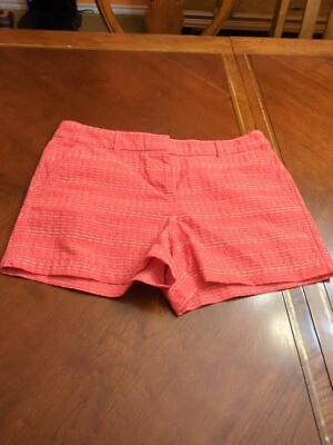 Ann Taylor Loft Originals Jacquard Poly-Cotton Shorts. Women's 10 - Image 1 of 4