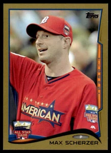 2014 Topps Update Max Scherzer #US-269 Gold Parallel #'d /2014 Tigers - Picture 1 of 2