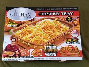 Gotham Steel Pro Crisper Tray - Bakes & crisps food without oil or butter - NIB - Picture 1 of 2
