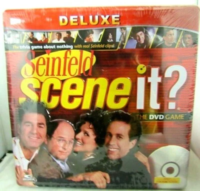 Seinfeld Scene It?  DELUXE DVD Game Collectors Metal Tin Edition! *NEW SEALED* - Image 1 of 4