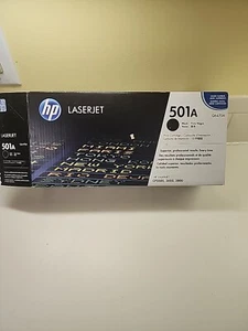 Genuine HP LaserJet 501A  Q6470A Black Toner Print Cartridge - Picture 1 of 4