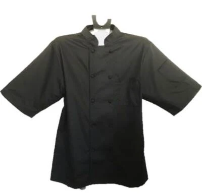 Rafael Unisex Cool Breeze Short Sleeve Double-Breasted Chef Coat Jacket Kitchen - Image 1 of 4