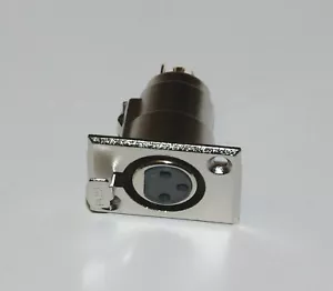5x conector XLR. 3 pines. Metal. Calidad profesional. Alta calidad. para instalación. soldadura - Imagen 1 de 1