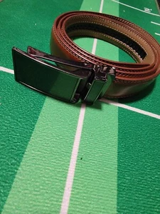 Cinturón de trinquete CHAOREN para hombre - Cinturones de cuero para pantalones de vestir - 28-38 - Imagen 1 de 10