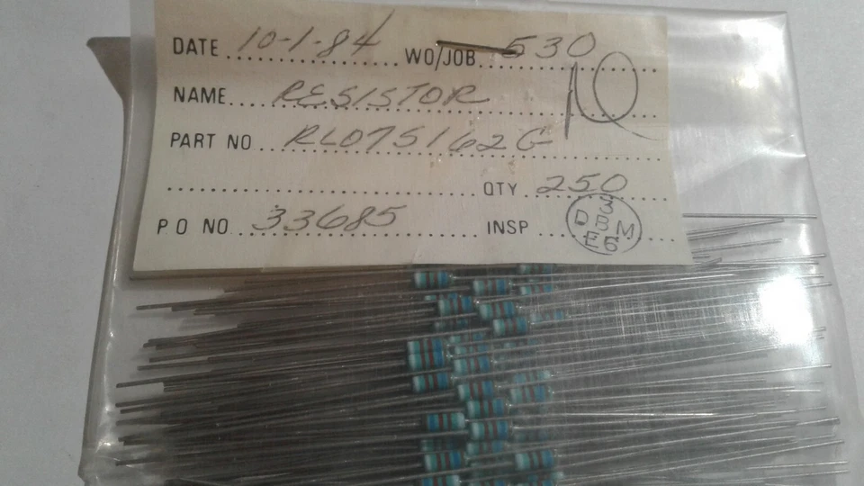 (10 pcs ) rl07s162g, corning , res - Image 1 of 1