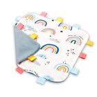 Baby Soothe Appease Towel Color Security Tags Blanket Soothing Sensory
