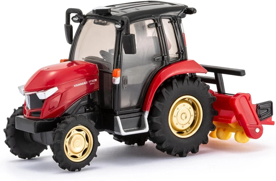 YANMAR YT3 Tractor Miniature Model Rotating Rotary ABS Farm Vehicle Toy Japan - Image 1 of 4