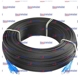 250 m Outdoor SC SM Duplex FTTH Drop Patchkabel SC G657 LWL Kabel Jumpe - Bild 1 von 1