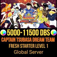 Captain Tsubasa Dream Team 5000 Dreamballs Fresh Starter Lvl 1 Global Server