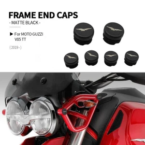 For MOTO GUZZI V85TT 6x Frame Hole Cover Caps Plug Decorative Frame Cap Set fits - Picture 1 of 13