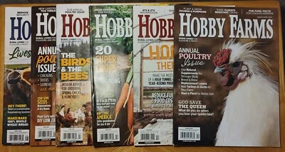 HOBBY FARMS MAGAZINE LOT Pick Issue Hobby Farming Off-Grid Prepping Homesteading Foto 1 de 4