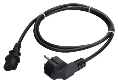 Cable Alimentation Schuko Secteur PC Mac Ecran Fax Scan IEC C-13 longeur 1,5m - Photo 1/3
