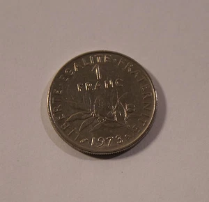 1 Franc Säerin 1973 Münze Frankreich Vth Republic Semeuse TOP! - Picture 1 of 2