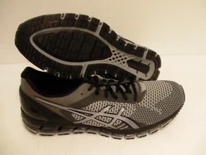 Asics Gel Hombre Quantum 360 Tejido Zapatos para Correr Gris Medio Carbono Negro Talla 13 EE. UU. - Imagen 1 de 5