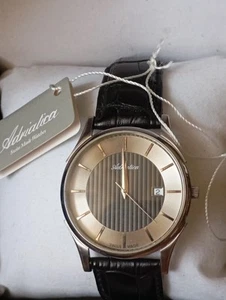 ADRIATICA Men Quartz Casual Watch Classic Dress Silver Dial Waterproof Swiss 42m - Picture 1 of 12