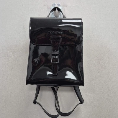 Dr Martens Shinny черный патент мини маленький путешествий полета школьный рюкзак сумка - Изображение 1 из 4