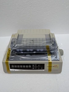 OKI Microline 320 Turbo/D 9-Pin Dot Matrix Printer w/ accessories & Ribbon - Picture 1 of 20