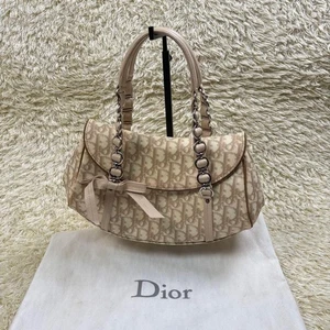 Bolso Christian Dior Signature Trotter Romántico con Solapa Diorissimo Lona Recubierta - Imagen 1 de 14