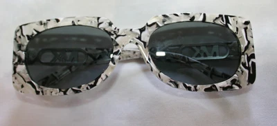 Michael Kors MK logo MK 2215 Bordeaux Black/White Frame Gray Lens Sunglasses NEW - Image 1 of 2