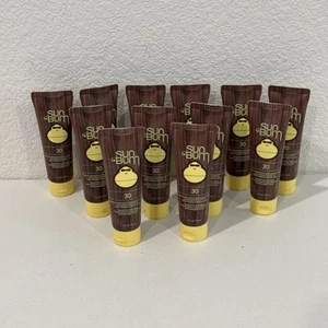 12er Pack Sun Bum LSF 30 Sonnencreme feuchtigkeitsspendende Sonnenschutzlotion 1 Unze Reisegröße - Bild 1 von 5