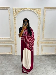 GUJARATI STYLE SEMI GAJJI SILK ORIGINAL SAREE BANDHANI WORK BLOUSE PIECE - Picture 1 of 8