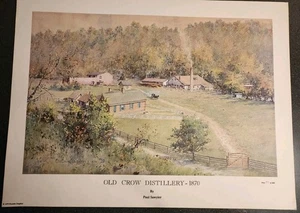 Paul Sawyier Old Crow Distillery Print Rare - Picture 1 of 10