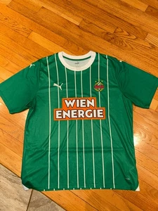 Rapid Wien 2023-24 Puma Home Fußball Trikot XL Herren grün gestreift Österreich Soccer - Bild 1 von 2