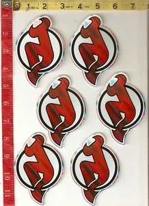 6 pegatinas logo NUEVA CAMISETA DEVILS NHL Hockey  - Imagen 1 de 2