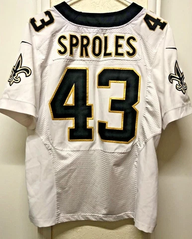 Orleans Saints #43 Darren Sproles Nike Football Jersey Men Sz: 40 White - Used Cover