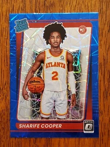 2021-22 Panini Donruss Optic Sharife Cooper Blue Velocity Prizm Rated Rookie RC - Picture 1 of 2