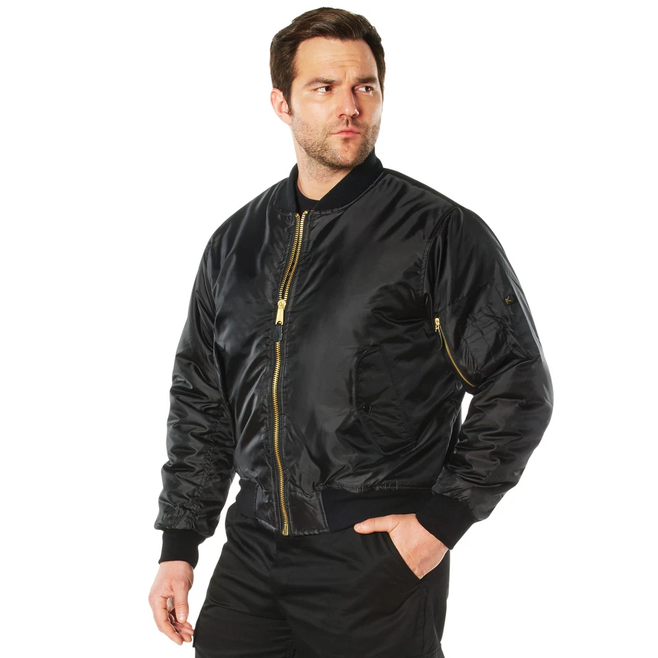 Chaqueta de vuelo Rothco Oculta Carry MA-1 - negra - talla 5XL Foto 1 de 1