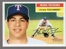 2005 Topps Heritage Texas Rangers Baseball Card #169 Mark Teixeira