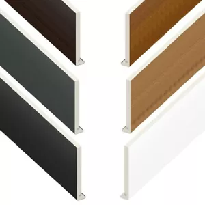 Fascia Board UPVC Euroboard Fascia di ricambio completa - Lunghezza 18 mm x 5 m (16') - Foto 1 di 22