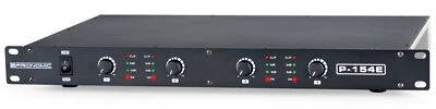 Amplificatore Audio Stereo Finale di Potenza HiFi DJ 4-Canali 4x 150W Rack 1HE - Immagine 1 di 4