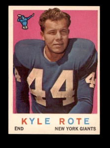 1959 Topps #7 Kyle Rote NM - Picture 1 of 2