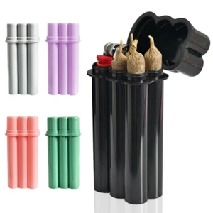 4-Loch Pre-Roll Kegel Halter Etui Zigaretten Stumpf Etui für Normalgröße Zigarette - Bild 1 von 11