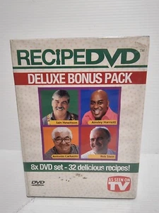 Recipe DVD Deluxe Bonus Pack 8 DVD SET Celebrity Cooking RRP $149 Brand New - Picture 1 of 5