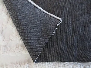 4505. NAVY DENIM Apparel, Home Decor, Craft COTTON FABRIC - 69"x 1-3/8 yds. - Picture 1 of 4