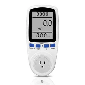 Enchufe de pared para monitor de uso de kilovatios/hora Kuman Electricidad con LCD digital - Imagen 1 de 6