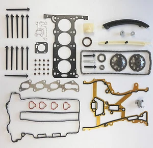KOPFDICHTUNG SATZ SCHRAUBEN STEUERKETTENSATZ ZAHNRÄDER AGILA CORSA C 1.2 16V Z12XE 01-04 - Bild 1 von 6