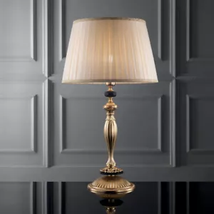 Tischleuchte Messing Blatt Gold Licht Klassisch 1 Licht cic-380 - Bild 1 von 2